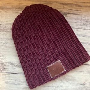 Love Your Melon Burgundy Beanie